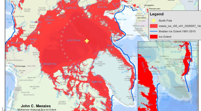 ARCTIC SEA ICE EXTENT 7/01/2020