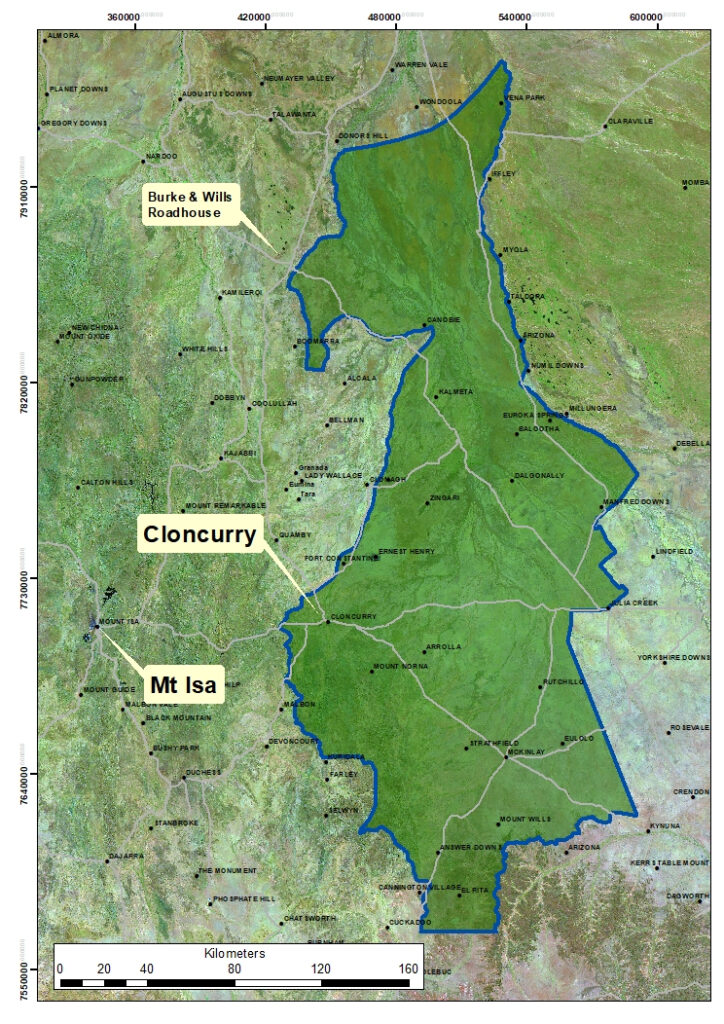 The Lands of the Mitakoodi People.  Source Queensland Government.  Boundaries may differ.